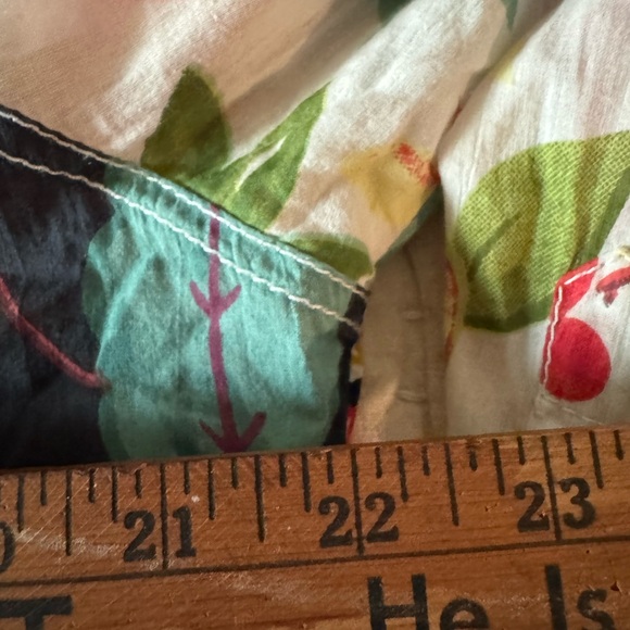 Cino Made in India Button down Shirt Size Large Multi Colored Blouse - Picture 4 of 7